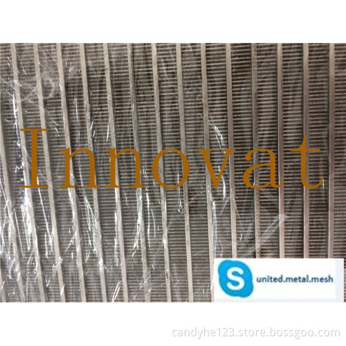 Wedge Wire Wrapped Screen Panel